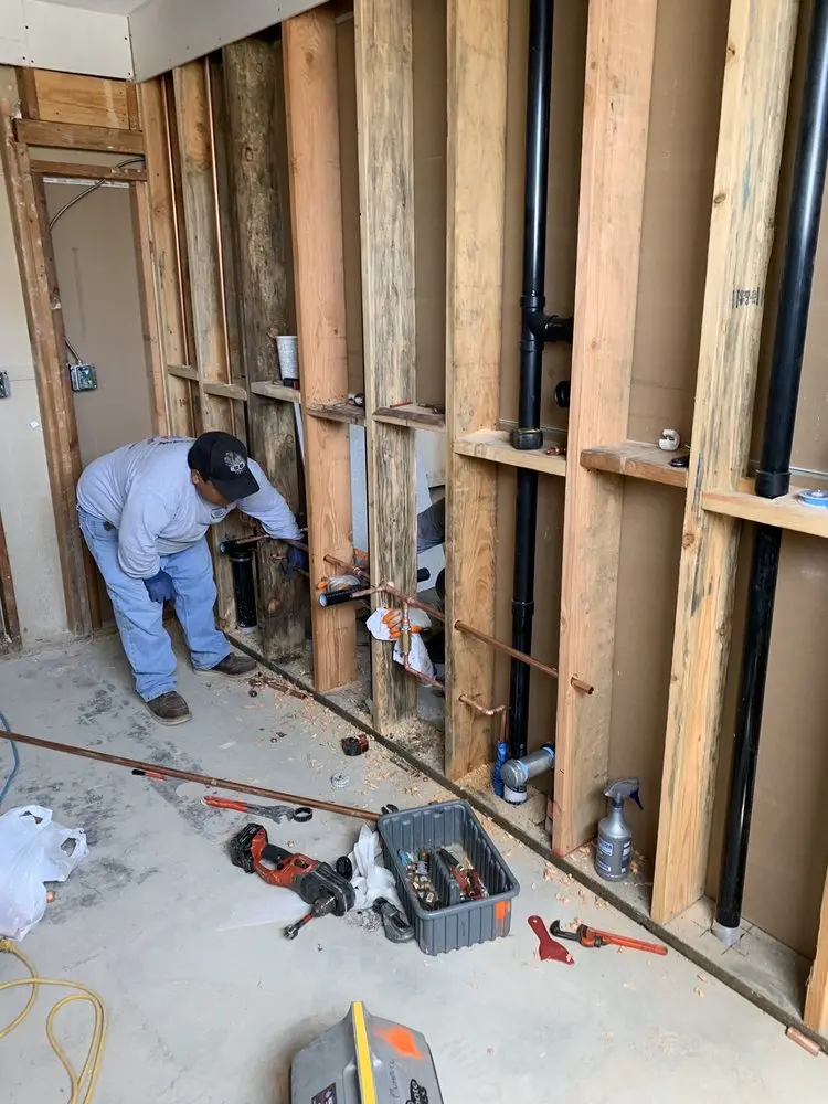 Commercial rough-in plumbing for Water Heater Replacement in Mantachie